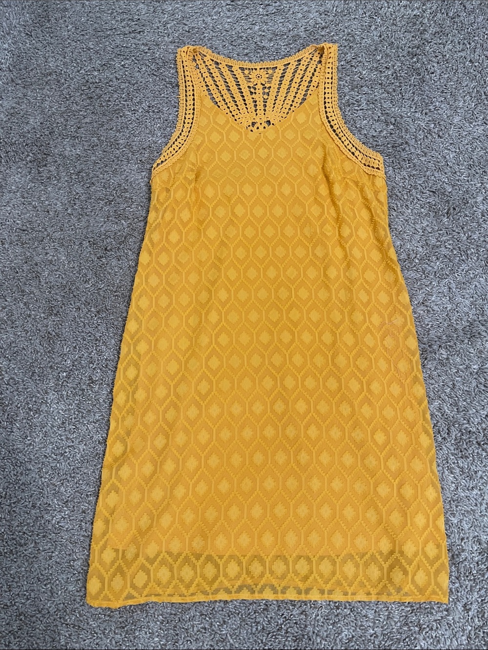 Spense yellow  Midi Dress